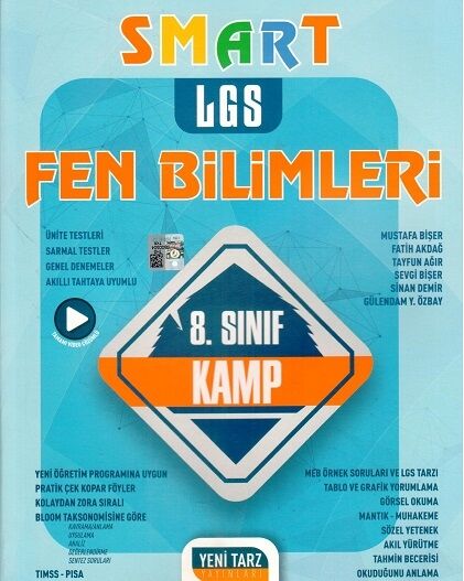 Yeni Tarz 8. Sınıf LGS Fen Bilimleri Smart Kamp Yeni Tarz Yayınları 