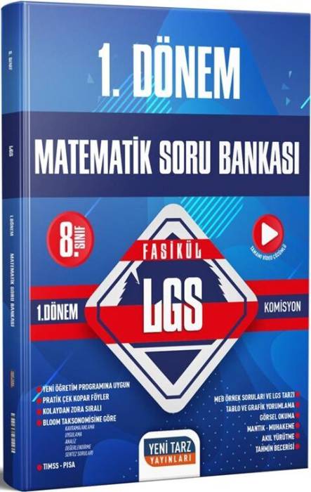 Yeni Tarz Yayınları 8. Sınıf Matematik 1. Dönem Soru Bankası