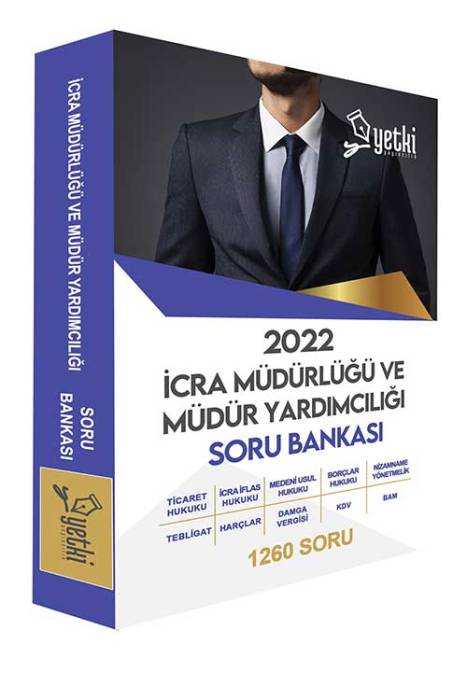 Yetki 2022 İcra Müdürlüğü ve Müdür Yardımcılığı Soru Bankası Yetki Yayınları