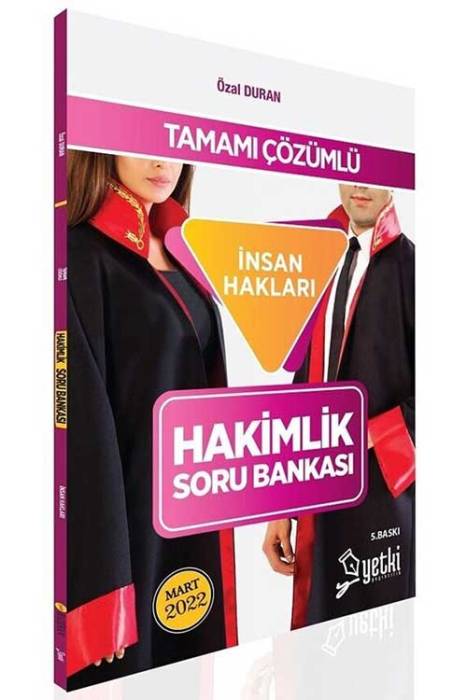 Yetki İnsan Hakları Hakimlik Soru Bankası Yetki Yayınları