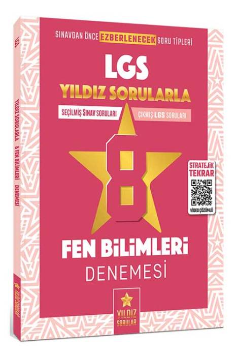 Yıldız Sorular 8. Sınıf LGS Fen Bilimleri 8 Deneme Video Çözümlü Yıldız Sorular