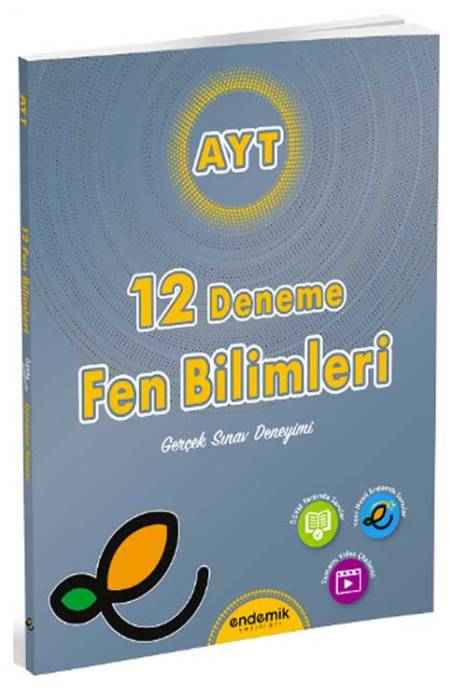 YKS AYT Fen Bilimleri 12 Deneme Endemik Yayınları