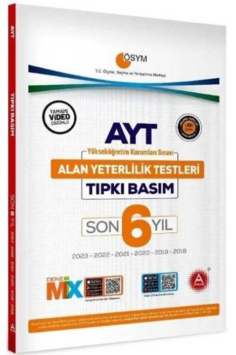 AYT Son 6 Yıl Tıpkı Basım Çıkmış Sorular A Yayınları