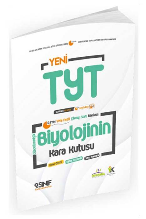 YKS TYT 9. Sınıf Biyolojinin Kara Kutusu Çıkmış Sorular Soru Bankası İnformal Yayınları