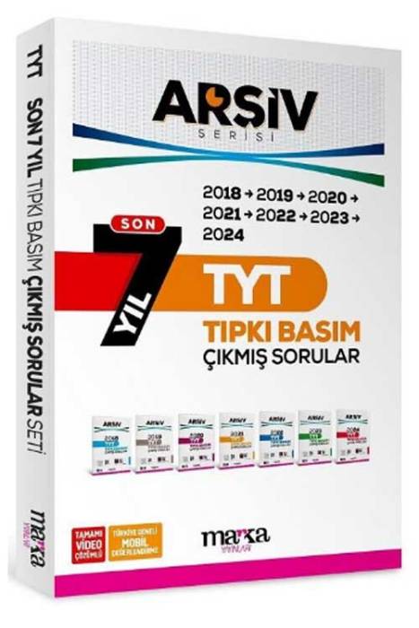 YKS TYT Arşiv Serisi Son 7 Yıl Tıpkı Basım Çıkmış Sorular Çözümlü Marka Yayınları