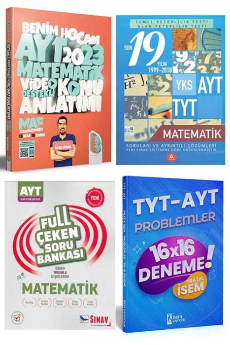 YKS TYT AYT Matematik Problemler Soru Ve Deneme Seti TYT - AYT Fırsat ...