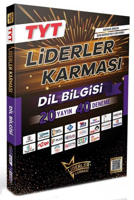 YKS TYT Dil Bilgisi Denemeleri 20 Yayın 40 Deneme Liderler Karması Yayınları