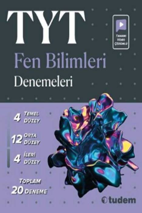 YKS TYT Fen Bilimleri 20 Deneme Video Çözümlü Tudem Yayınları