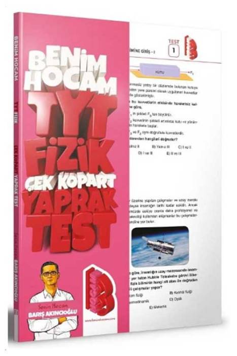 YKS TYT Fizik Yaprak Test Çek Kopart Benim Hocam Yayınları