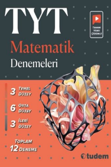 YKS TYT Matematik 12 Deneme Video Çözümlü Tudem Yayınları