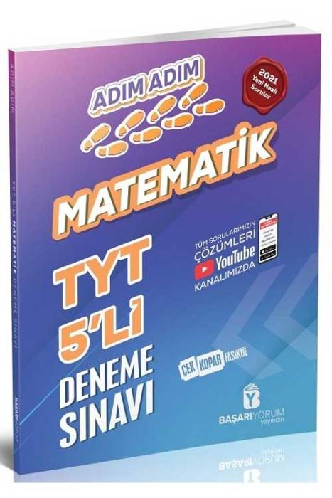 YKS TYT Matematik Adım Adım 5 li Deneme Başarıyorum Yayınları