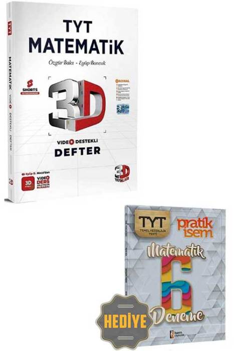 YKS TYT Matematik Video Destekli Defter 3D Yayınları Hediyeli