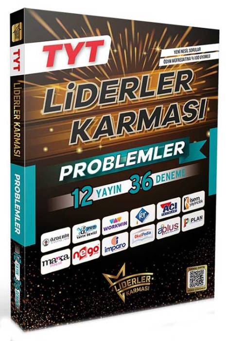 YKS TYT Problemler Denemeleri 12 Yayın 36 Deneme Liderler Karması Yayınları