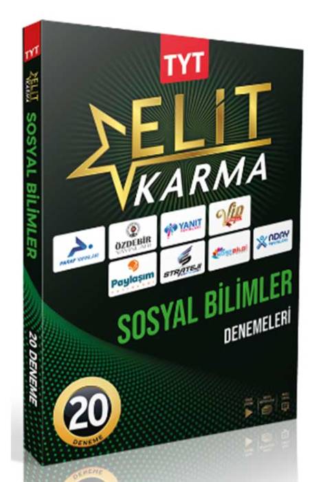 YKS TYT Sosyal Bilimler Elit Karma 20 Deneme Video Çözümlü Paraf Yayınları