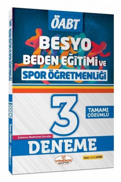 2024 ÖABT Beden Eğitimi ve Spor Öğretmenliği 3 Deneme Çözümlü Yönerge Yayınları