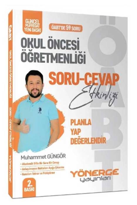 2024 ÖABT Okul Öncesi Öğretmenliği Soru Cevap Etkinliği Yönerge Yayınları