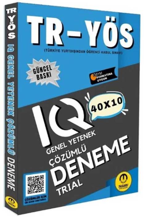 YÖS IQ Genel Yetenek 40x10 Deneme Çözümlü Tasarı Yayınları