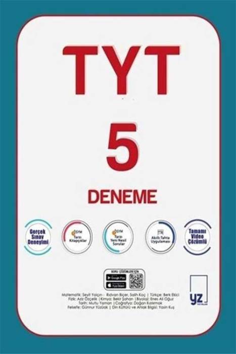 YZ YKS TYT 5 Deneme YZ Yayınları