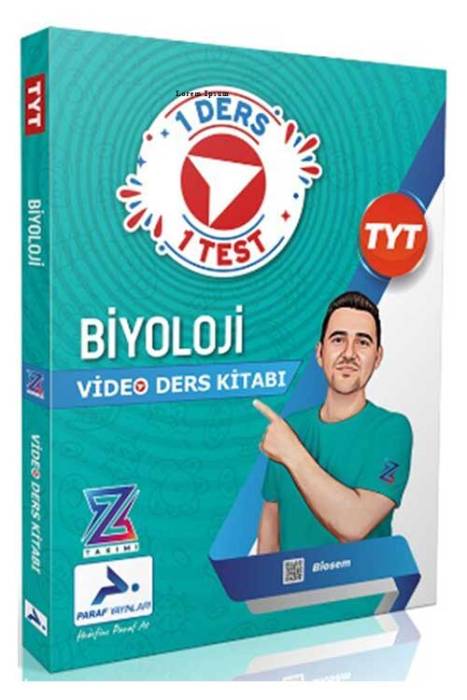 Z Takımı TYT Biyoloji Video Ders Anlatım Kitabı Paraf Yayınları