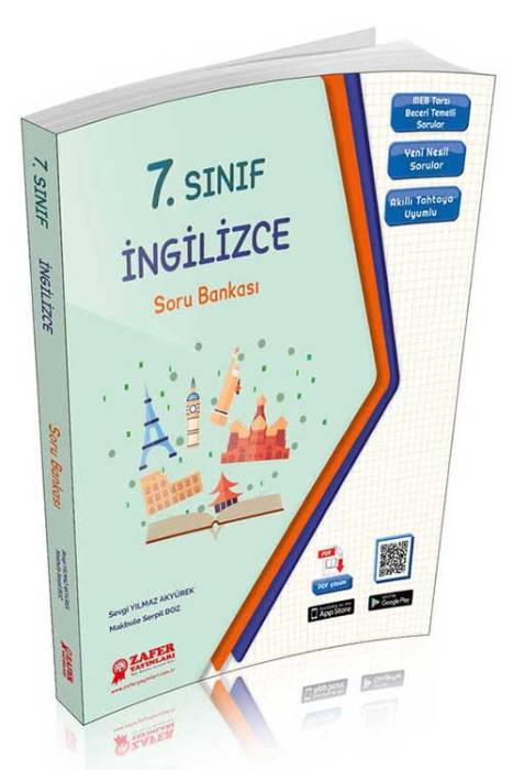 Zafer 7. Sınıf İngilizce Soru Bankası Zafer Yayınları