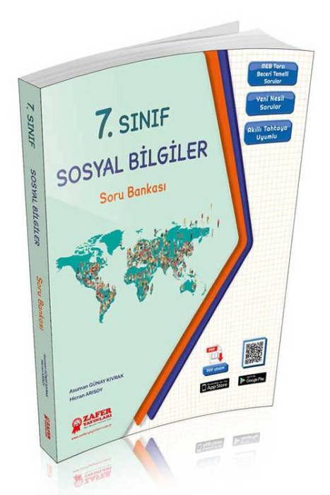 Zafer 7. Sınıf Sosyal Bilgiler Soru Bankası Zafer Yayınları