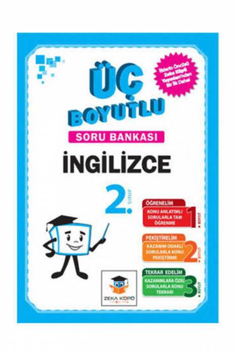 Zeka Küpü 2. Sınıf İngilizce Üç Boyutlu Soru Bankası Zeka Küpü Yayınları