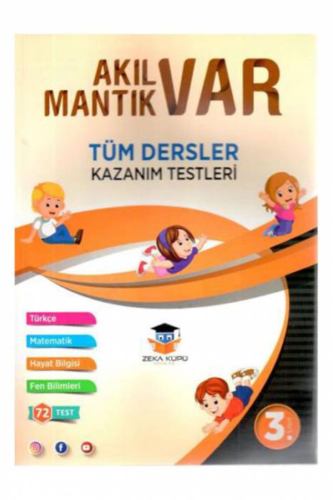 Zeka Küpü 3. Sınıf Tüm Dersler Akıl Var Mantık Var Kazanım Testleri Zeka Küpü Yayınları