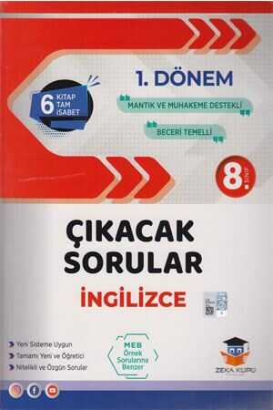 Zeka Küpü 8. Sınıf LGS 1. Dönem İngilizce Çıkacak Sorular Zeka Küpü Yayınları