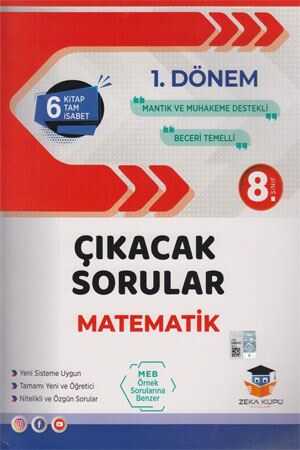 Zeka Küpü 8. Sınıf LGS 1. Dönem Matematik Çıkacak Sorular Zeka Küpü Yayınları