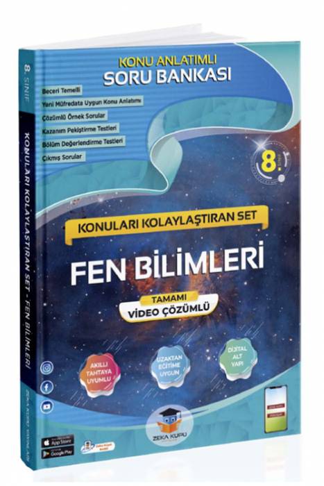 Zeka Küpü 8.Sınıf LGS Fen Bilimleri Konu Anlatımlı Soru Bankası Zeka Küpü Yayınları