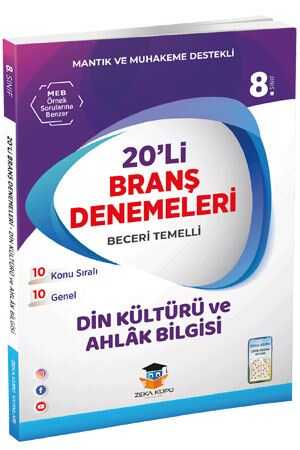 Zeka Küpü Bilfen 8. Sınıf LGS Din Kültürü ve Ahlak Bilgisi 20' li Branş Denemeleri Zeka Küpü Yayınları